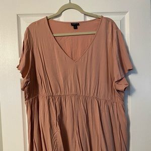 Torrid plus size baby doll blouse
